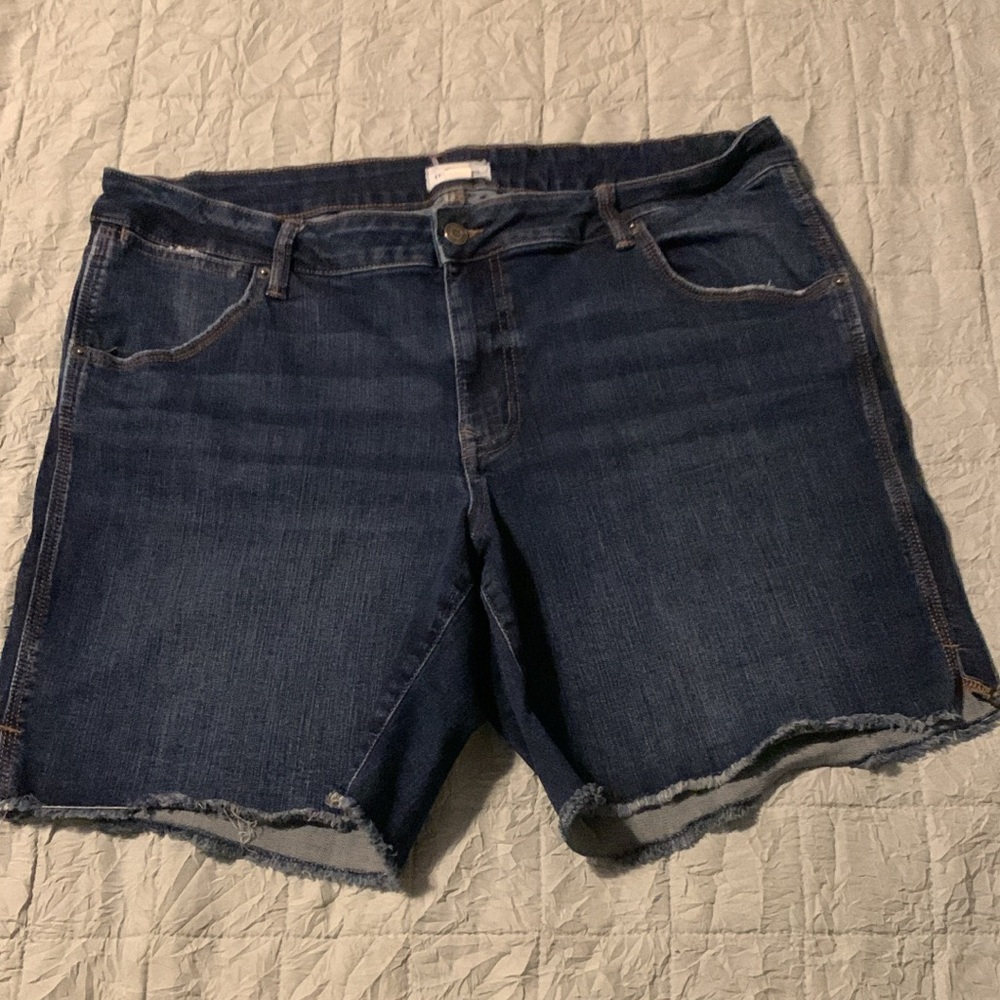 Denim shorts